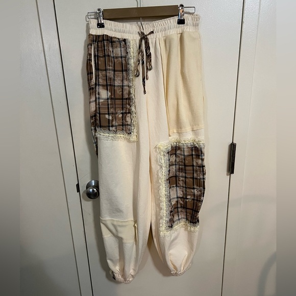 Pol Cream & Red Stitch Joggers main image 0